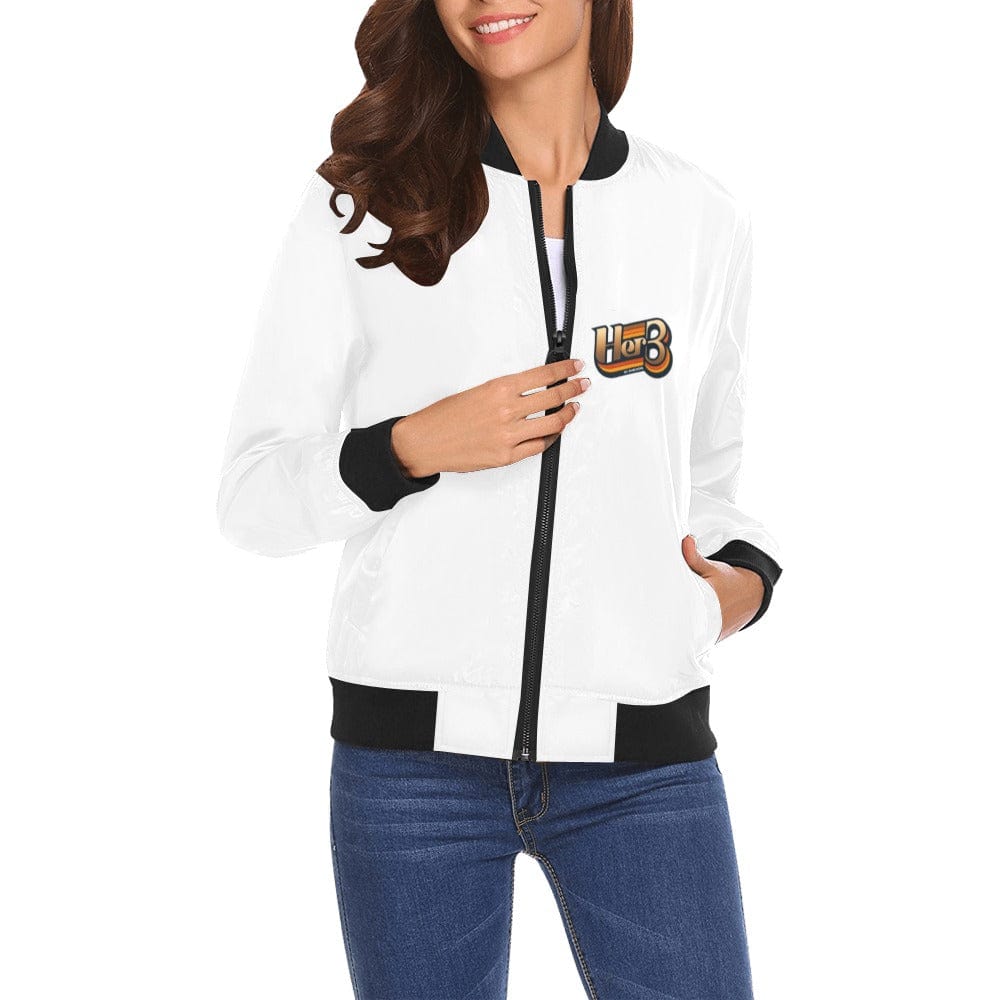 HERB bomber All Over Print Bomber Jacket for Women (H19)