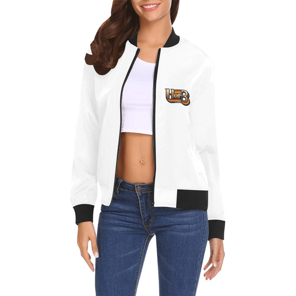 HERB bomber All Over Print Bomber Jacket for Women (H19)
