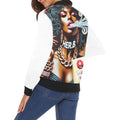 HERB bomber All Over Print Bomber Jacket for Women (H19)