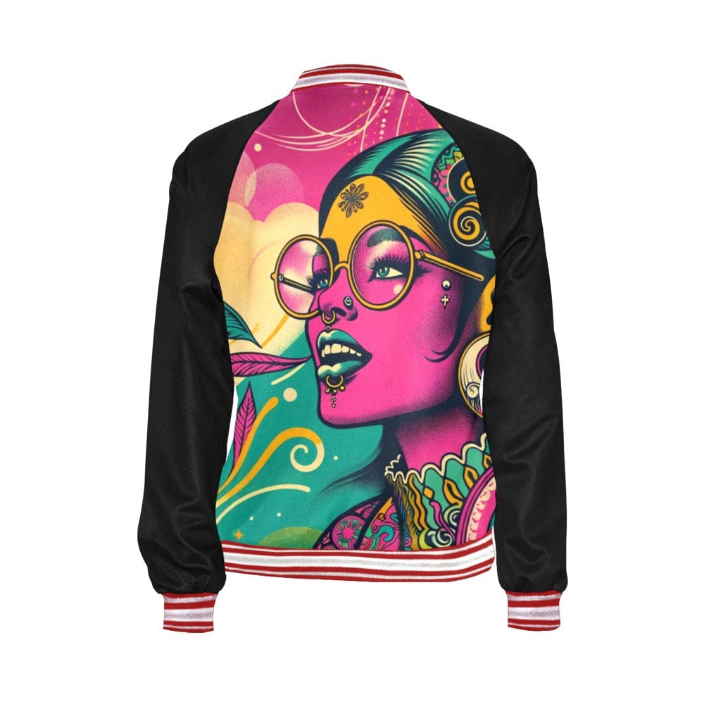 Brandy Van bomber All Over Print Bomber Jacket for Women (H21)