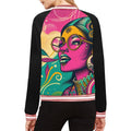 Brandy Van bomber All Over Print Bomber Jacket for Women (H21)
