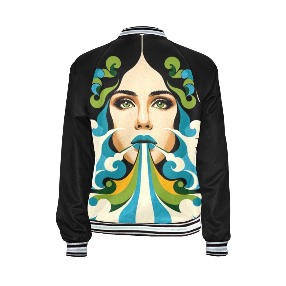 shalom chic bomber Jacket All Over Print Bomber Jacket for Women (H21)
