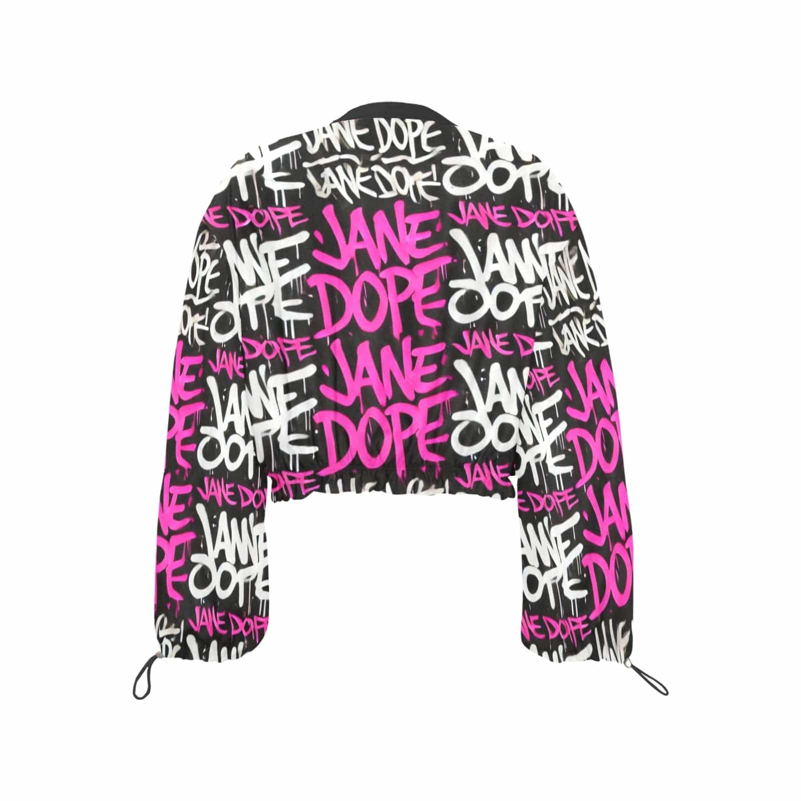 Dank Cropped Jacket All Over Print Cropped Jacket for Women (H30)
