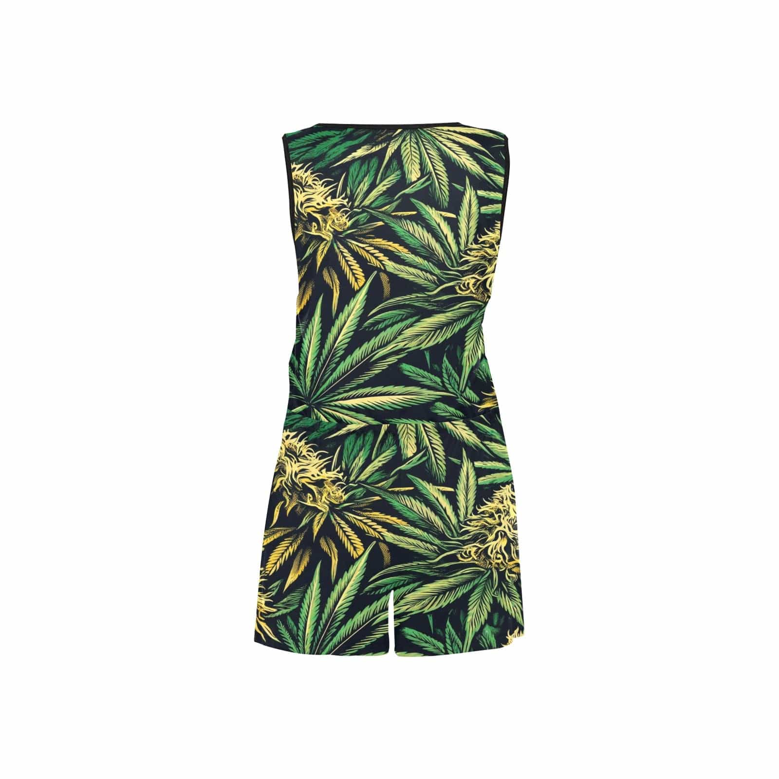 Big Buds Jumper All Over Print Short Jumpsuit (Sets 04)