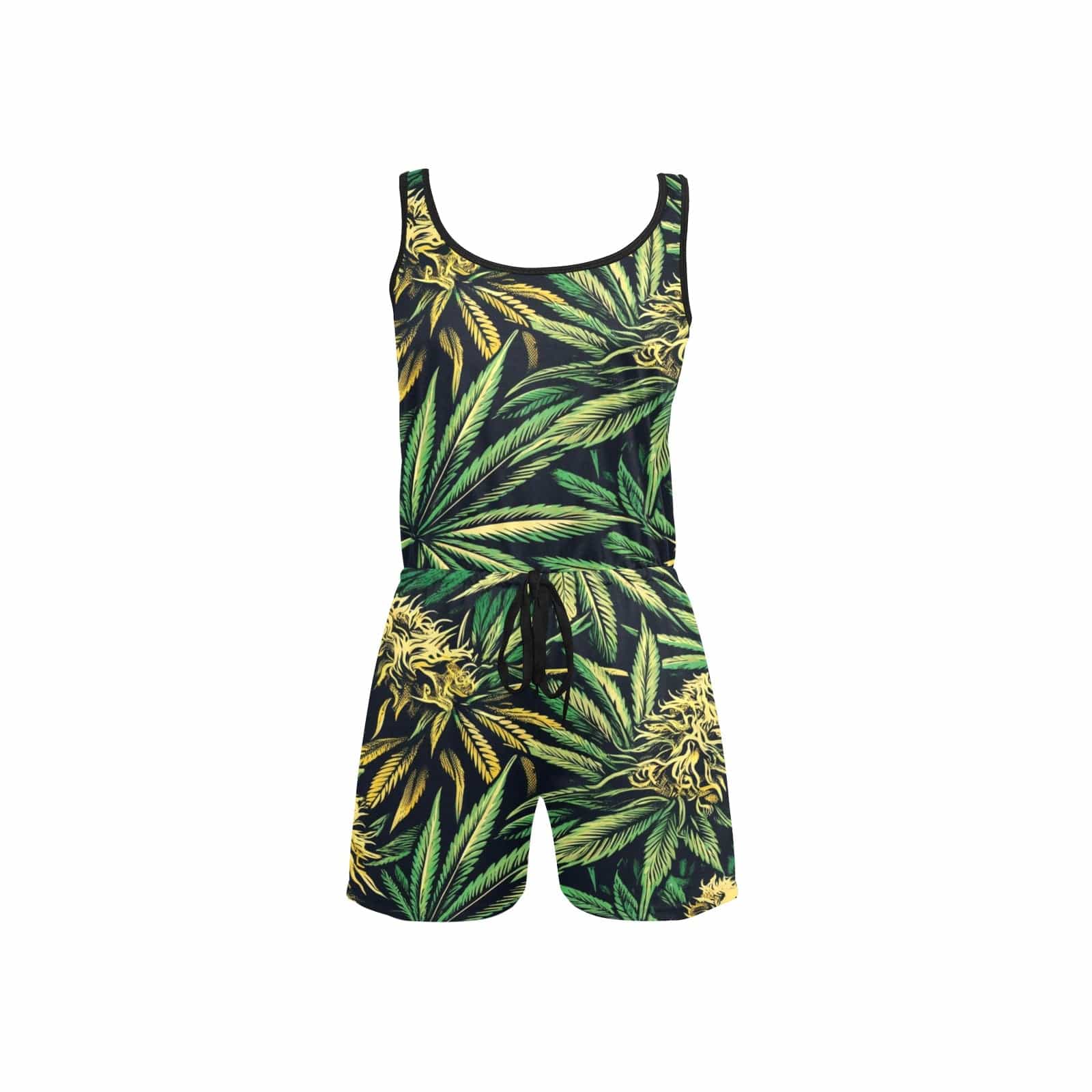 Big Buds Jumper All Over Print Short Jumpsuit (Sets 04)