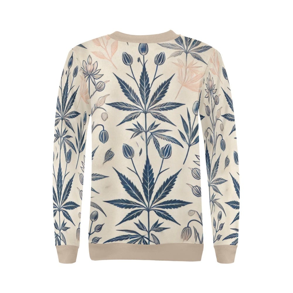 Soft Sativa Crewneck Crewneck Sweatshirt for Women (H18)