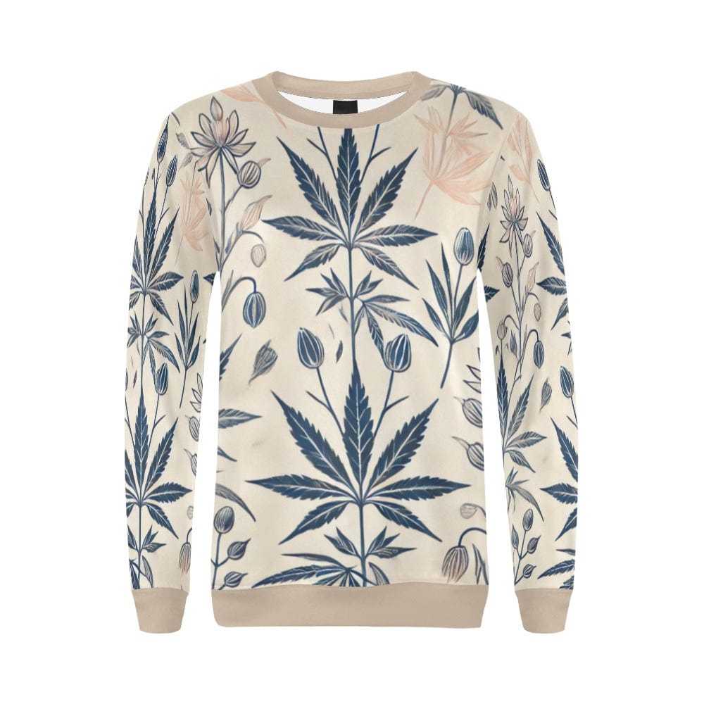 Soft Sativa Crewneck Crewneck Sweatshirt for Women (H18)