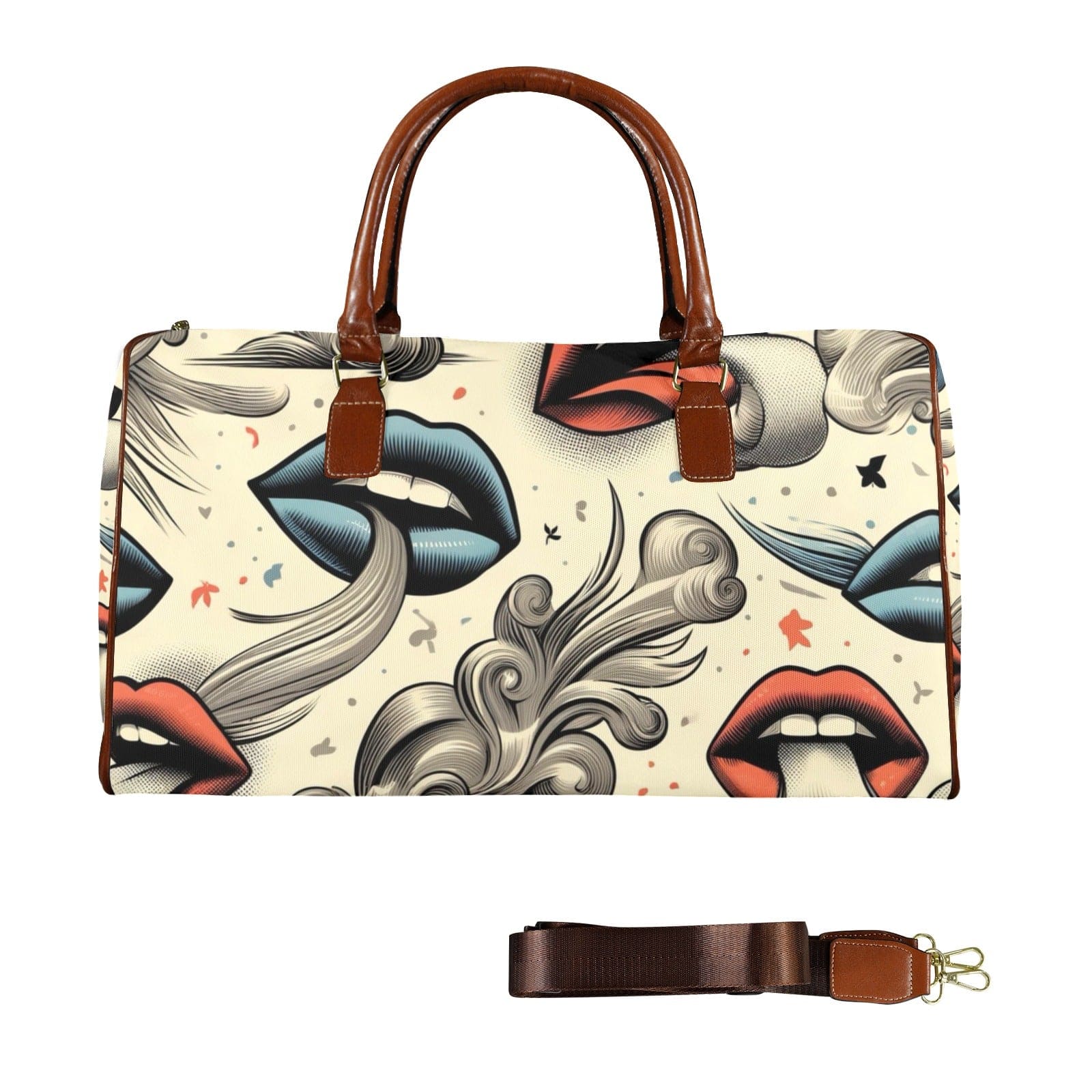 BOUJIE XL LUX BAG Large Capacity Travel Bag-L-Brown (1737)