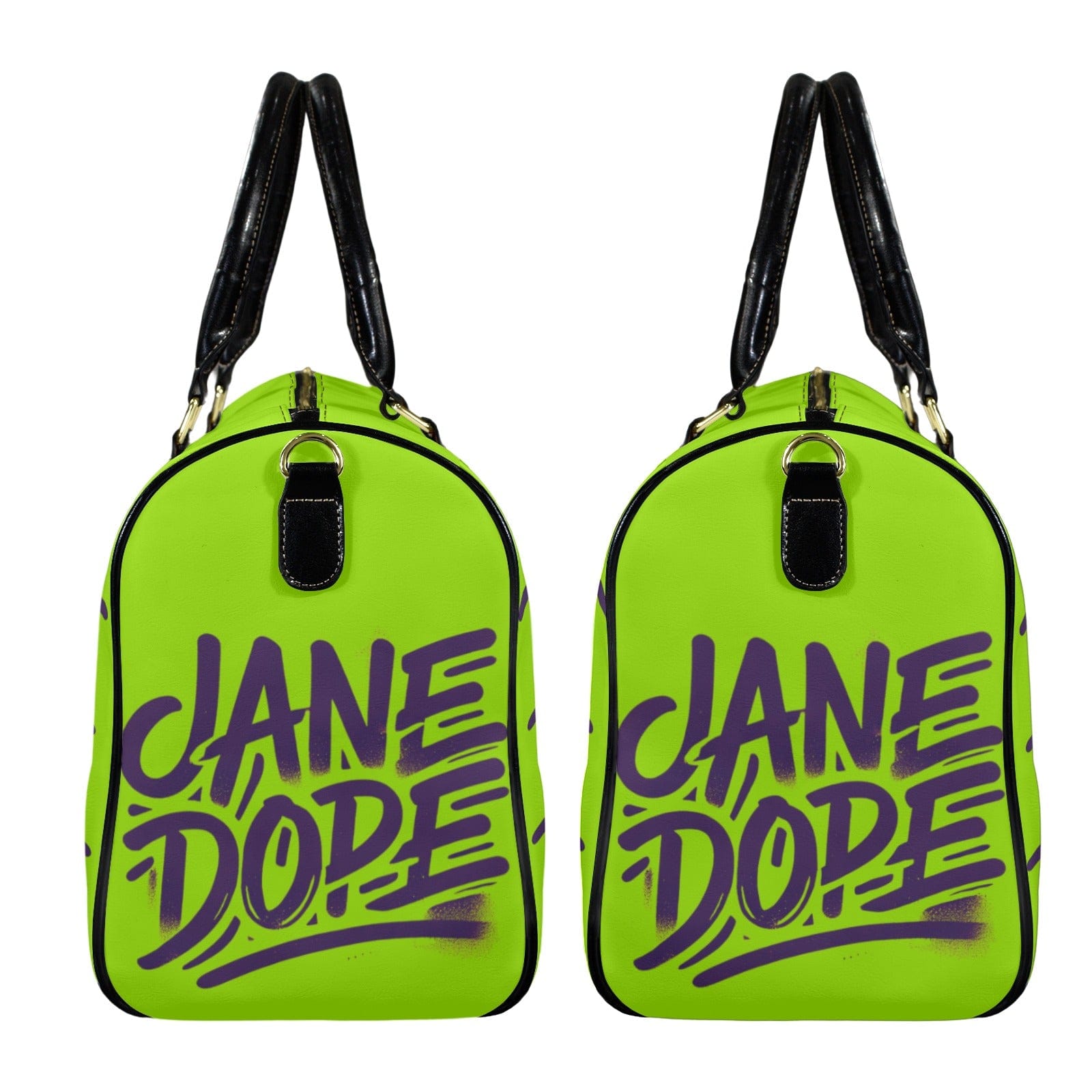 BRAT DOPE BAG Leather Travel Bag-Small (Short Patch) (1735)