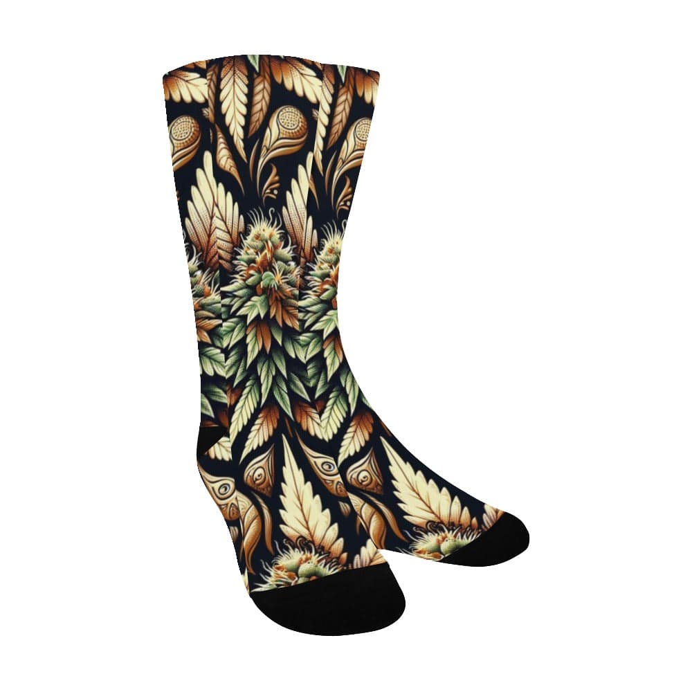 Batik Buds Men's Socks Men's Custom Socks