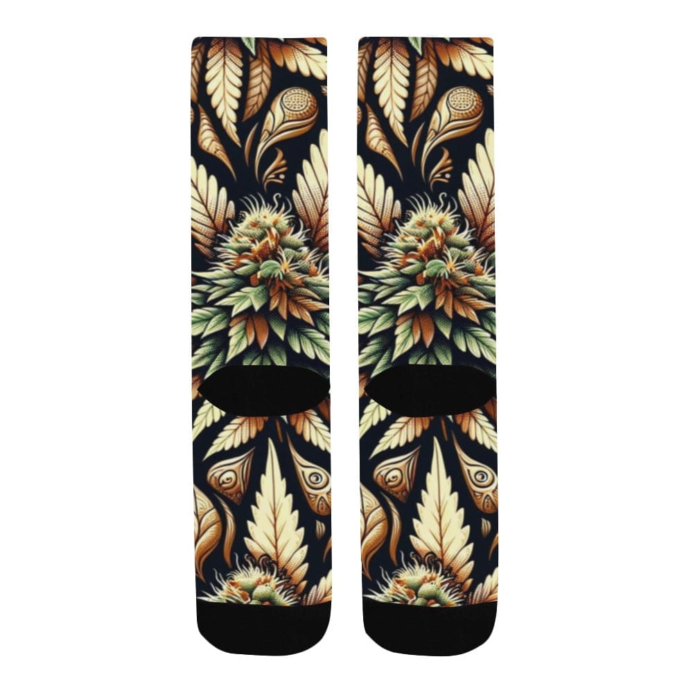 Batik Buds Men's Socks Men's Custom Socks