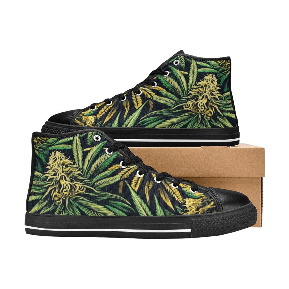 Mens Big Buds High Tops Men's High Top Canvas Shoes (017)