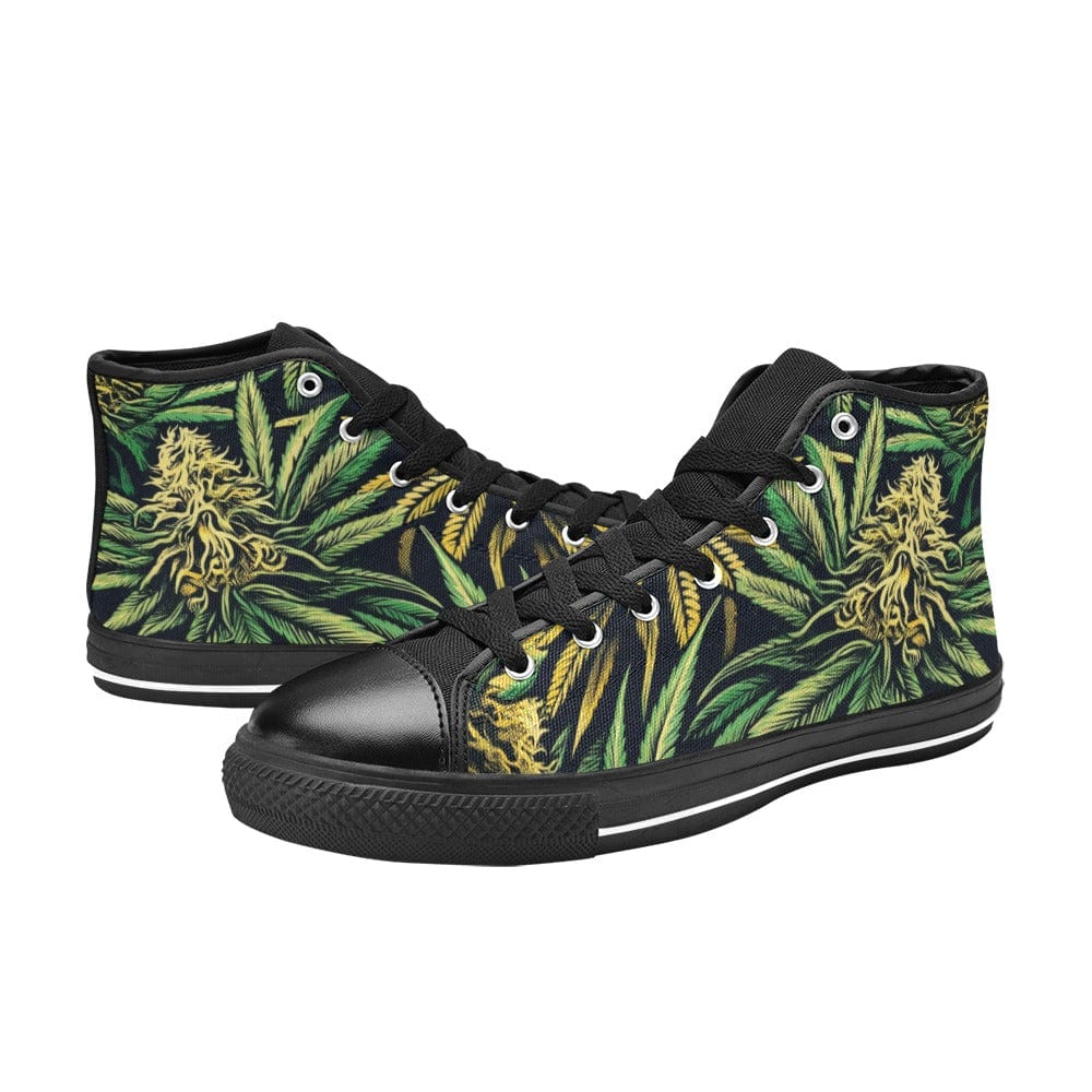 Mens Big Buds High Tops Men's High Top Canvas Shoes (017)