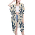 Soft Sativa Long Cover Up Mid-Length Side Slits Chiffon Cover Up (H50)