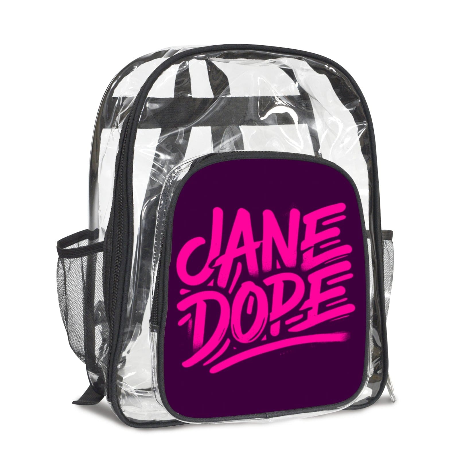 Jane Dope Clear Bag PVC Transparent Backpack
