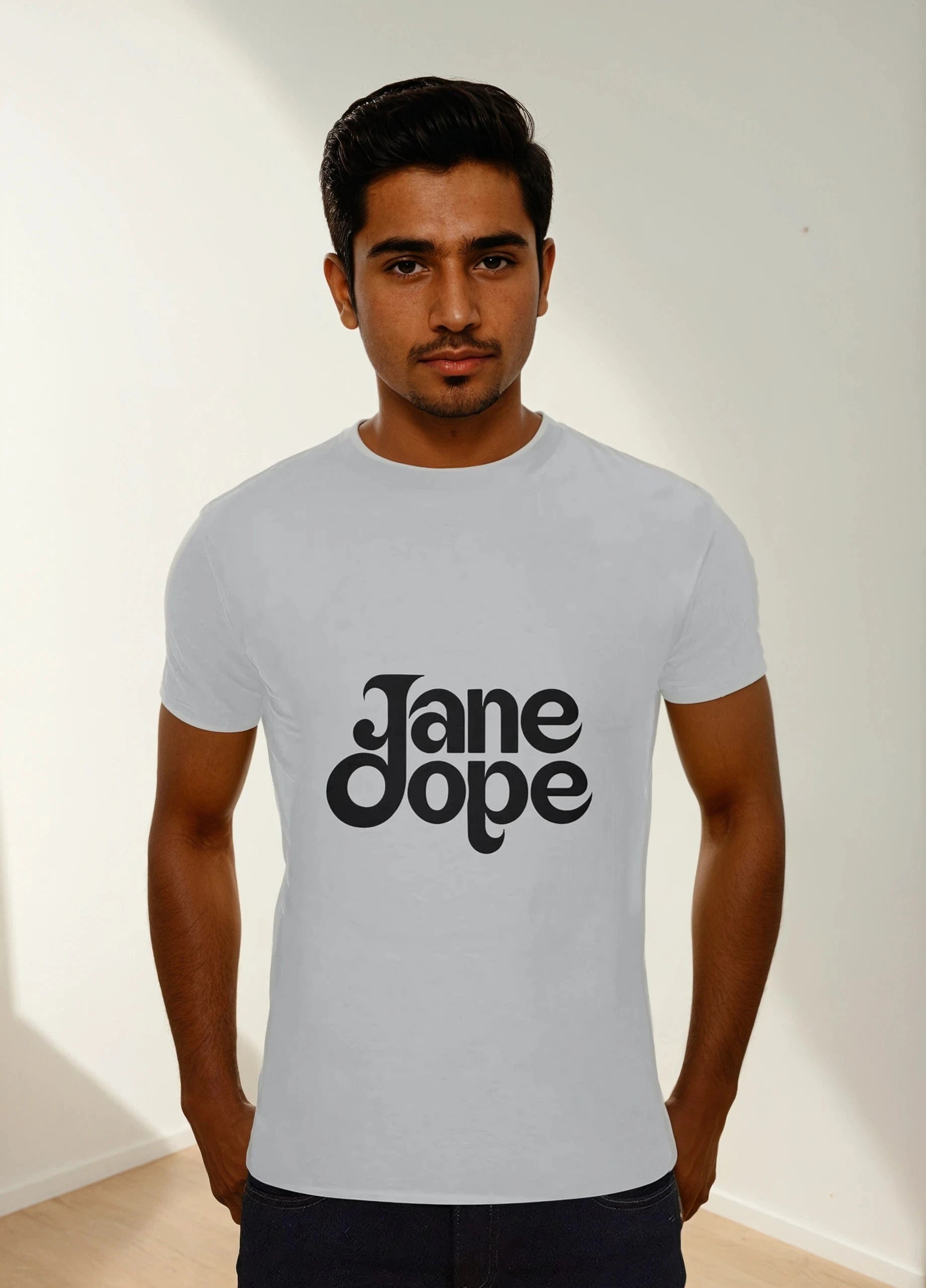 Men's Jane Dope T Shirt Sunny Men's T-shirt (One Side) (T02)