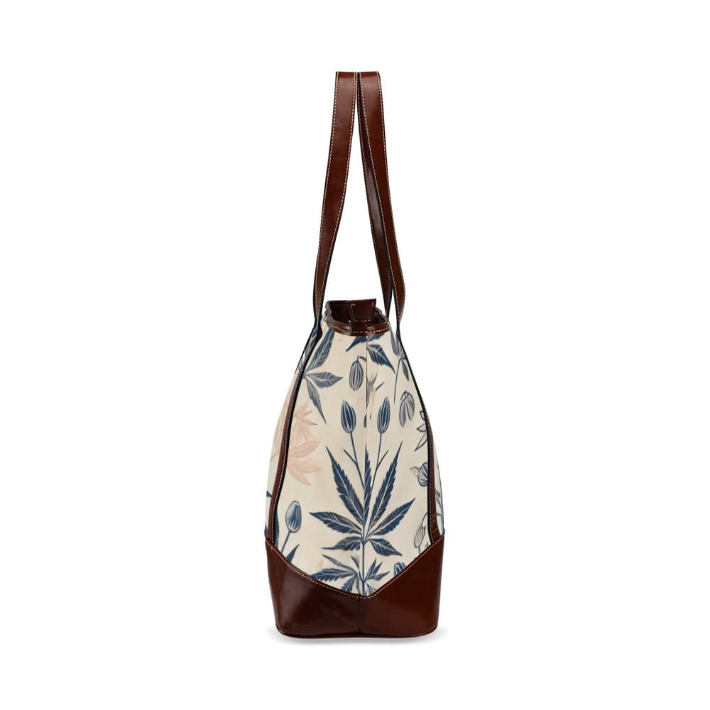 Soft Sativa leathery tote Tote Handbags (1642)