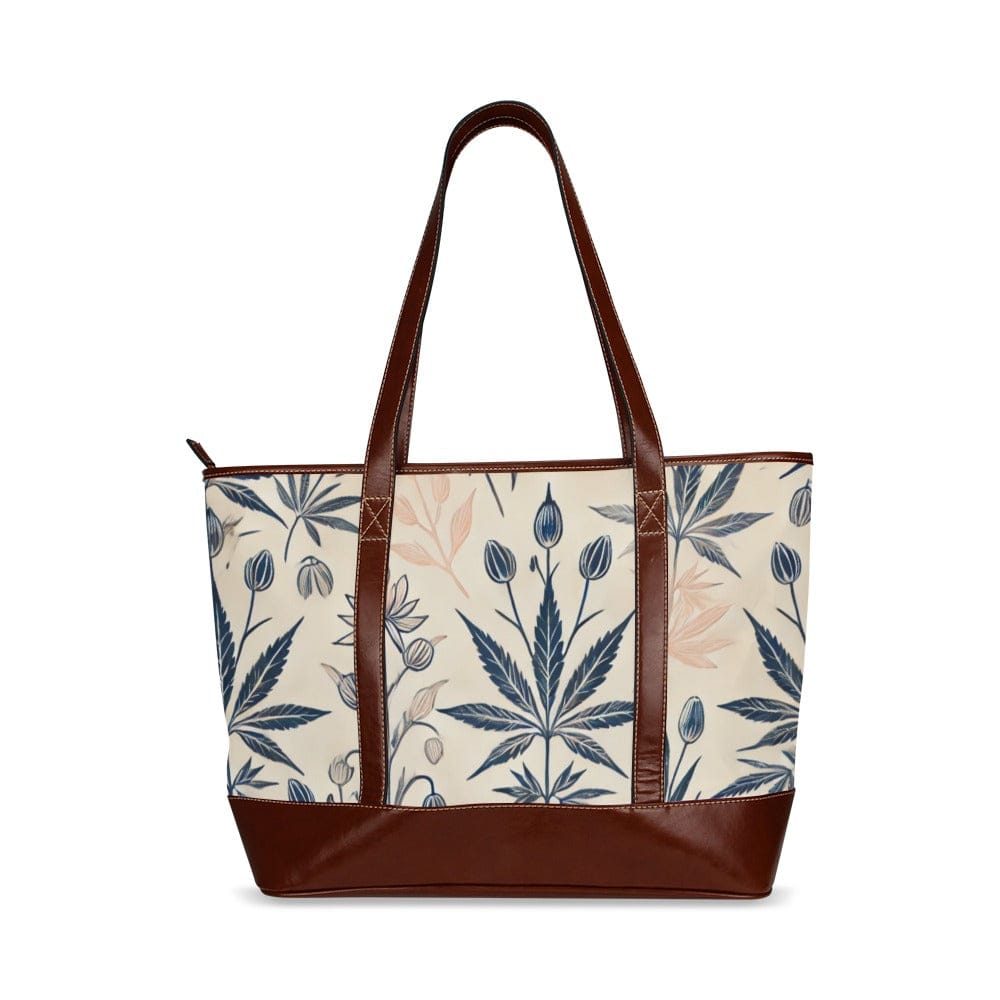 Soft Sativa leathery tote Tote Handbags (1642)