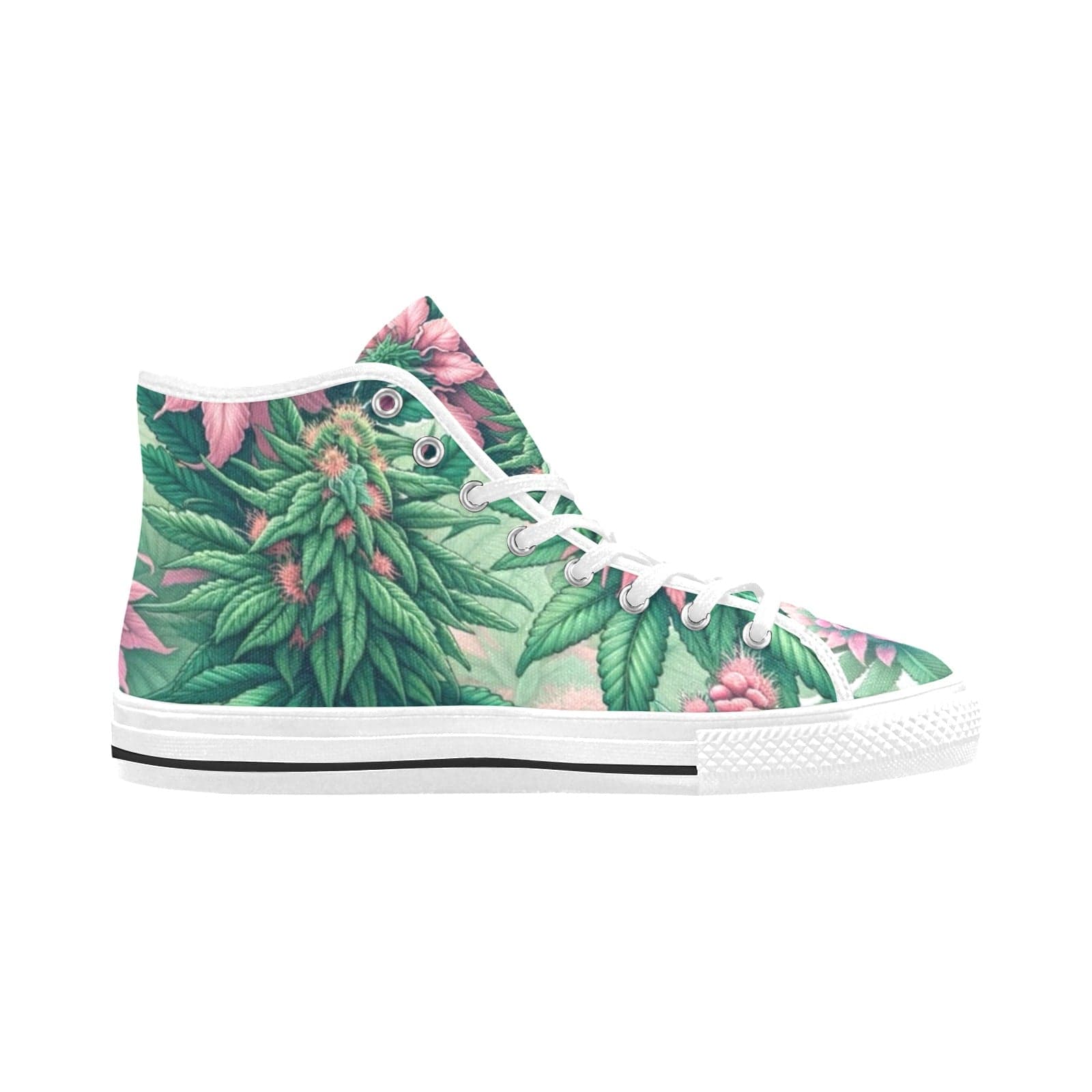 Pink Haze High Top Sneakers Vancouver H Women's Canvas Shoes (1013-1)