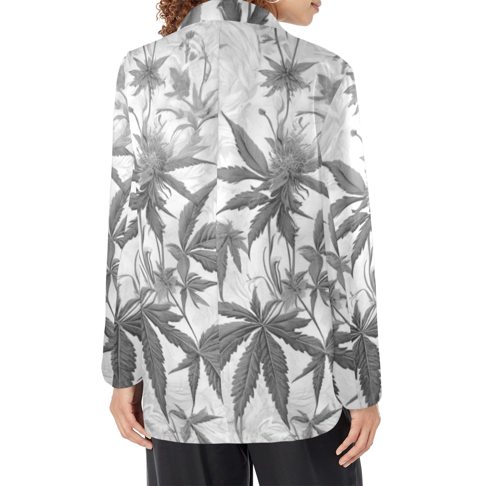 Ash Boss Blazer Women's All Over Print Blazer (H64)