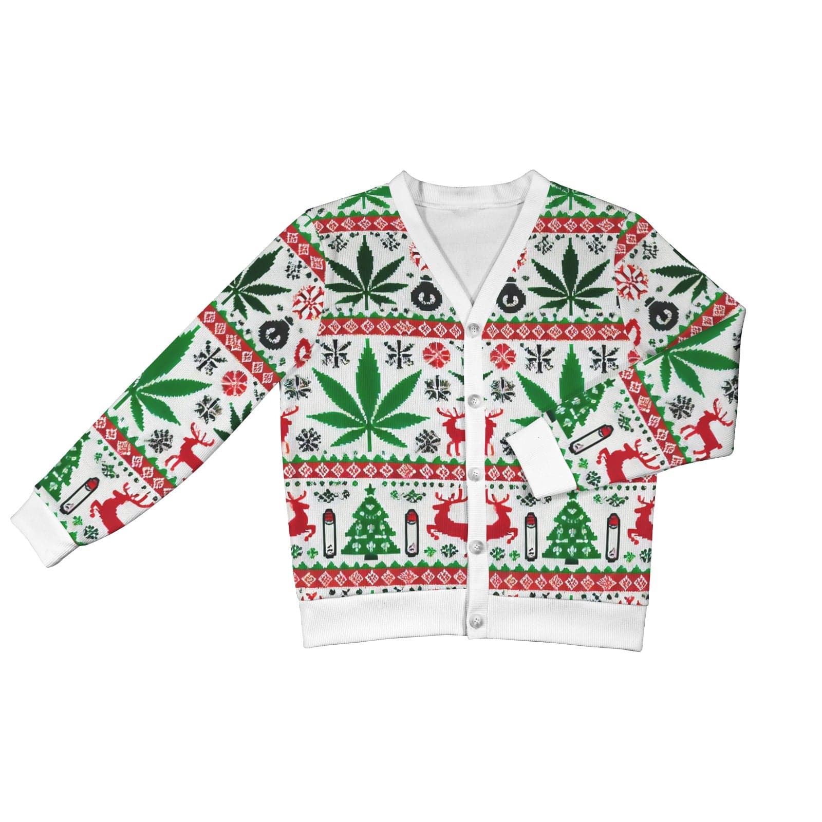Dope Christmas Cardi Women's Cardigan (H73)