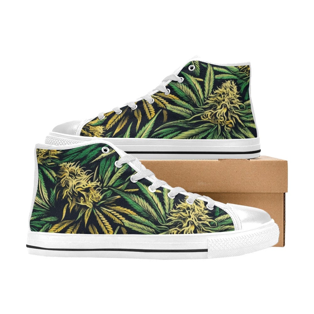 Big Buds Classic High Tops Women's High Top Canvas Shoes (017)