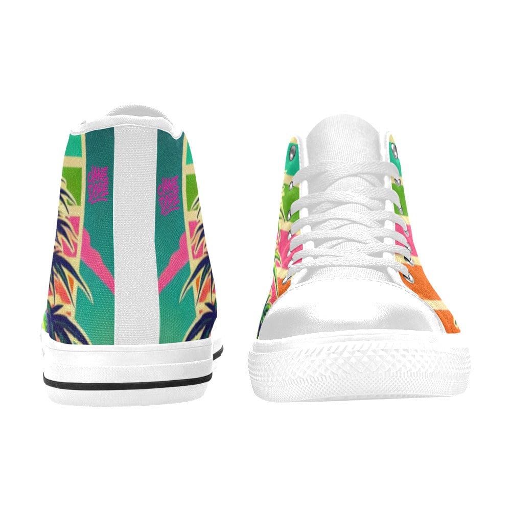 NEON LAMBO HIGH TOPS (Women's) Women's High Top Canvas Shoes (017)