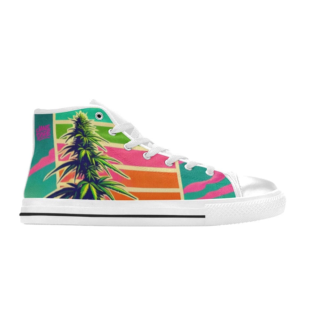 NEON LAMBO HIGH TOPS (Women's) Women's High Top Canvas Shoes (017)