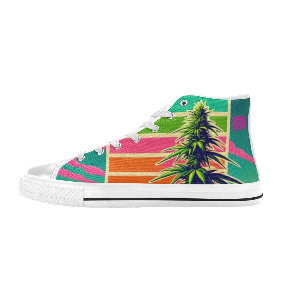 NEON LAMBO HIGH TOPS (Women's) Women's High Top Canvas Shoes (017)