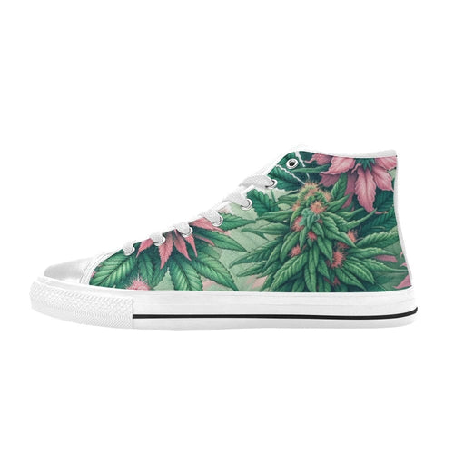 Pink Haze Classic High Tops Women's High Top Canvas Shoes (017)