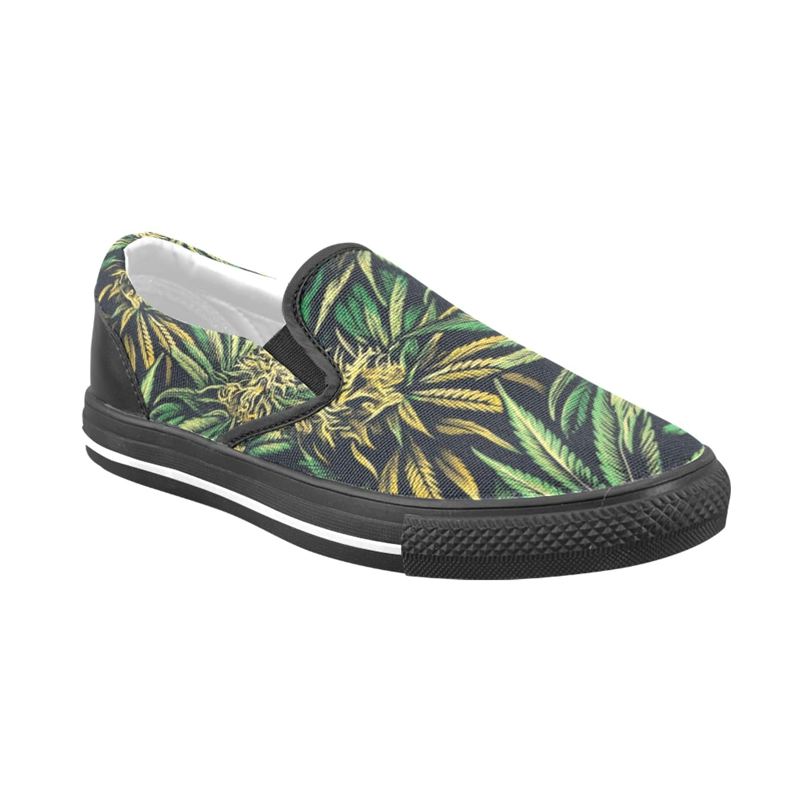Big Buds Skate Slip Ons Women's Unusual Slip-on Canvas Shoes (019)