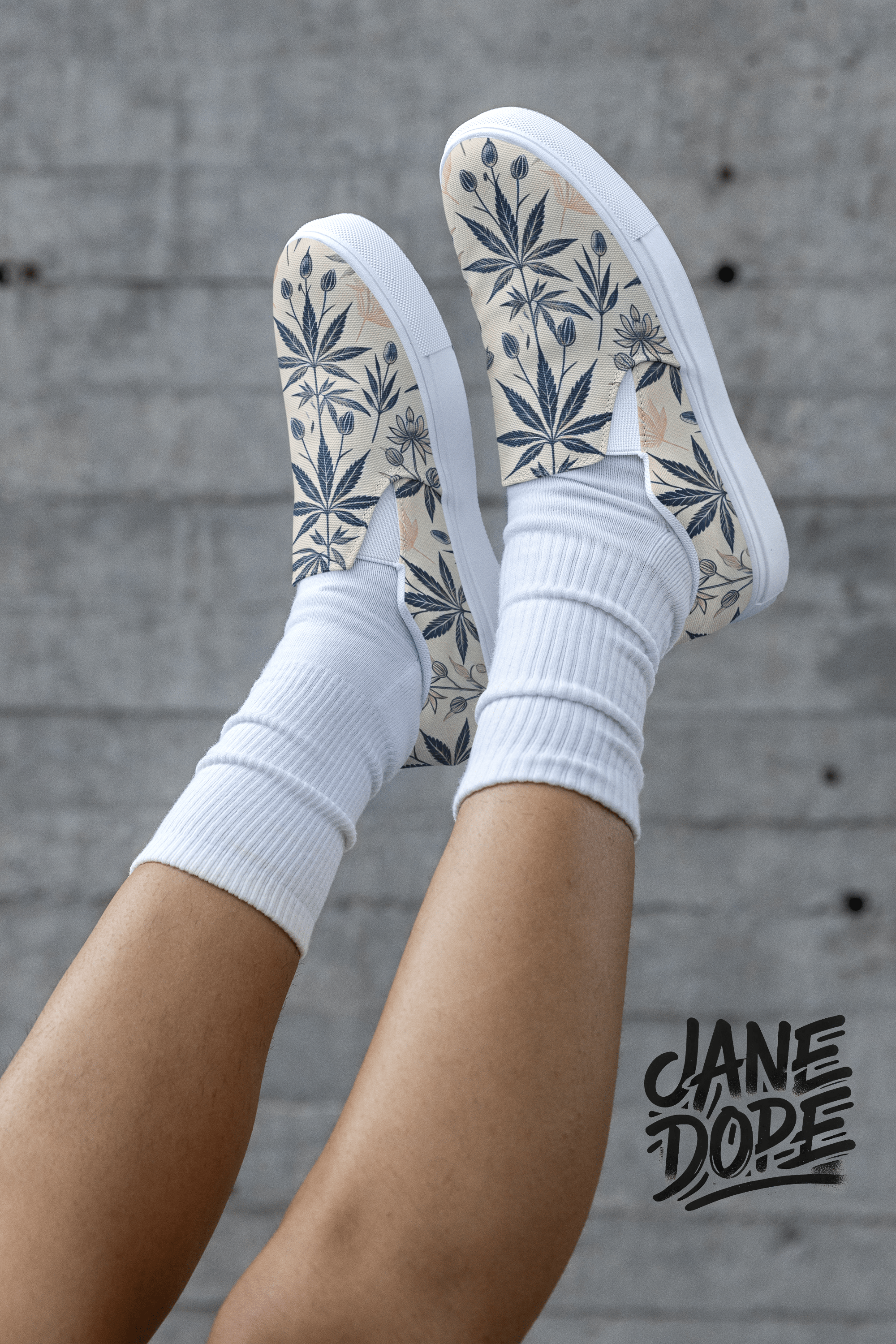 Soft Sativa Skater Slip Ons Women's Unusual Slip-on Canvas Shoes (019)