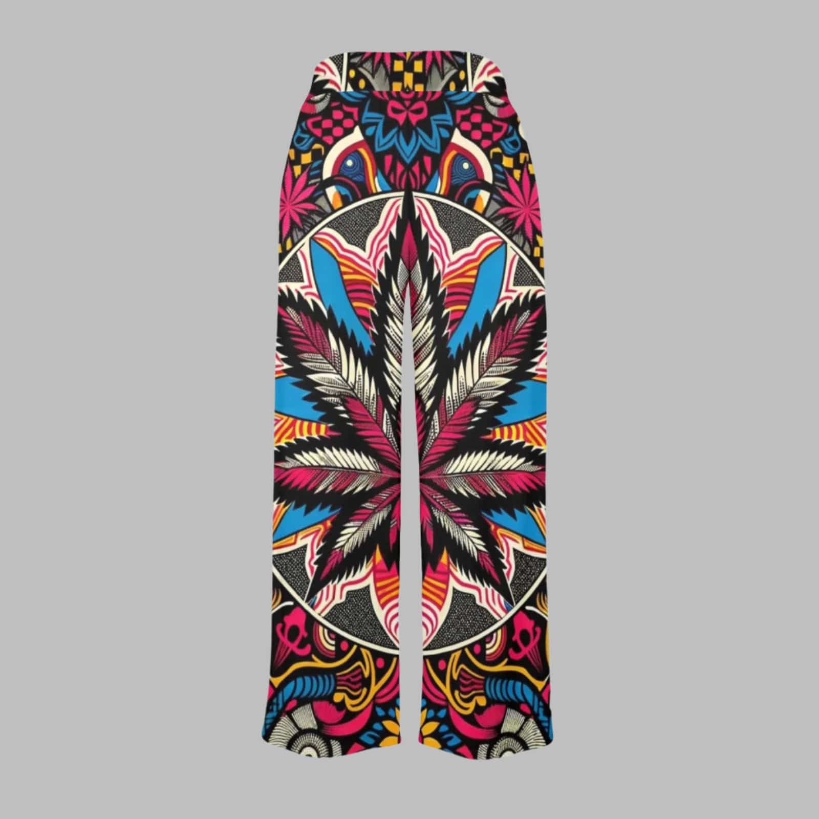 Batik Bliss Lounge Pants Women's Wide Leg Lounge Pants (L77)