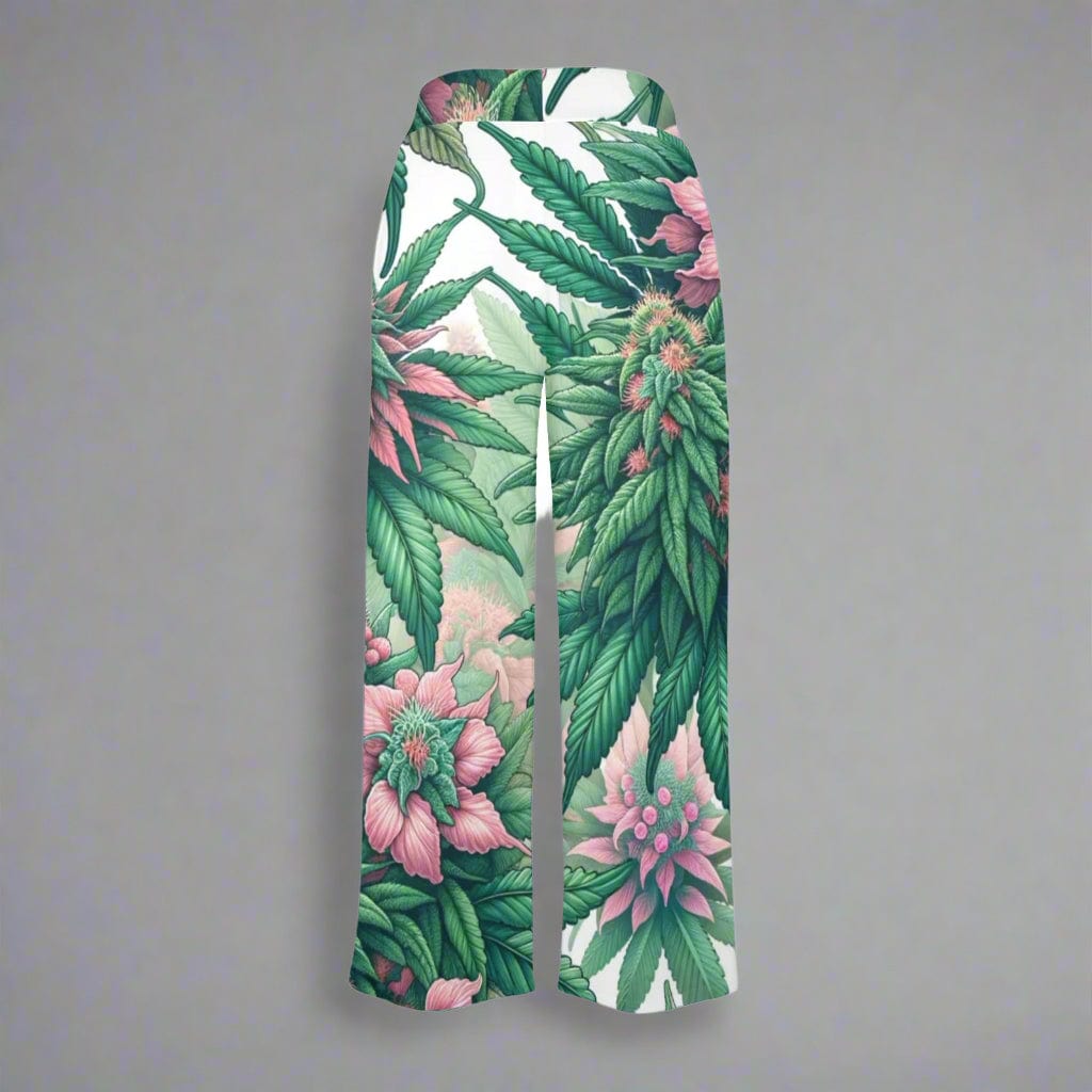 Pink Haze Lounge Pants Women's Wide Leg Lounge Pants (L77)