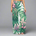 Pink Haze Lounge Pants Women's Wide Leg Lounge Pants (L77)