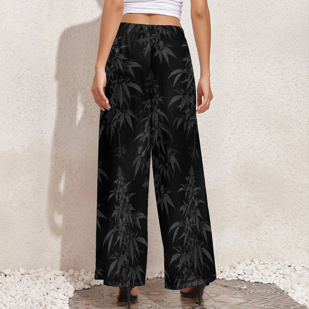Black Widow Wide-Leg Pants