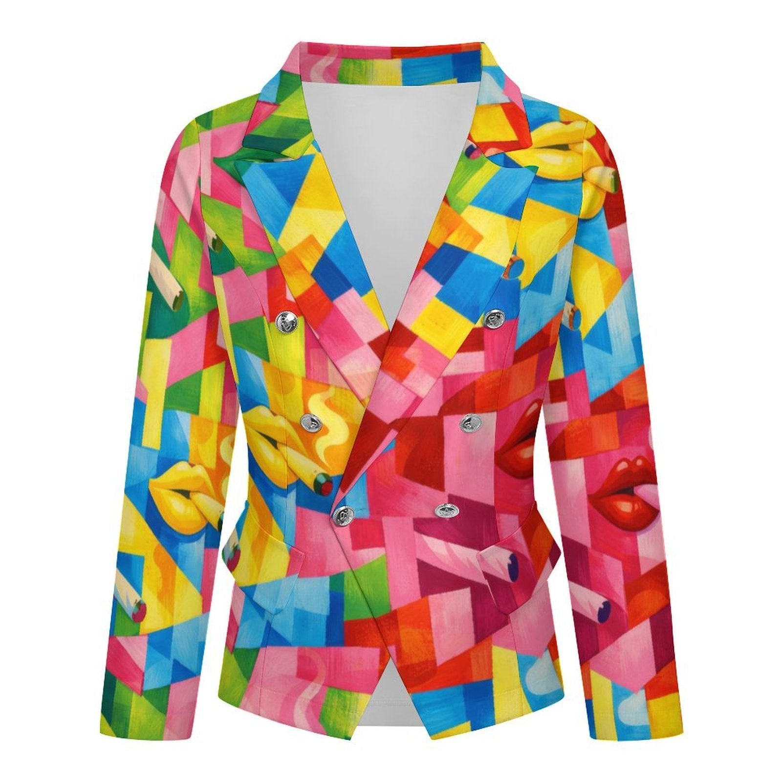 MAX LIP Double Breasted Blazer Artsadd