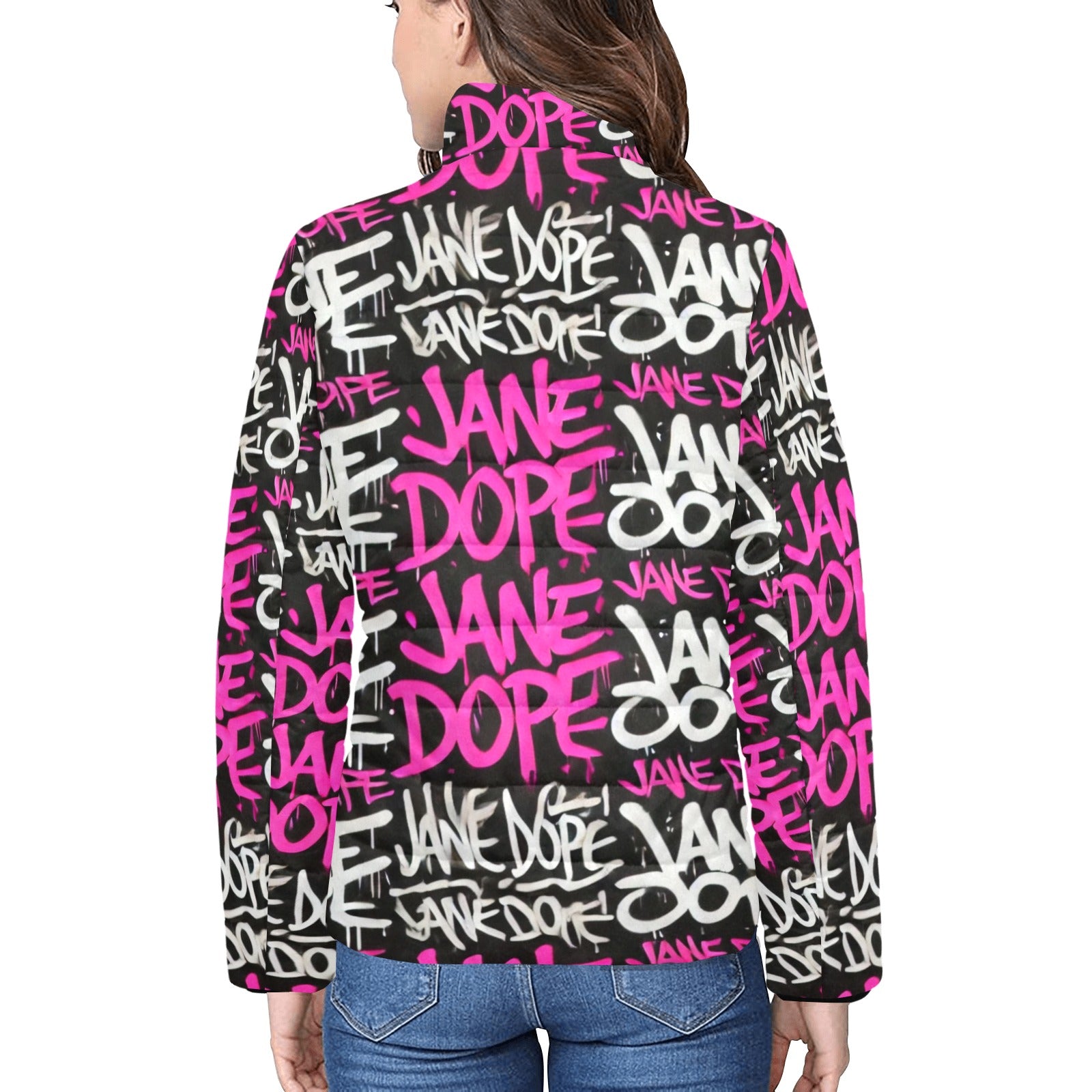 DANK! Jacket Women's Stand Collar Padded Jacket (H41)