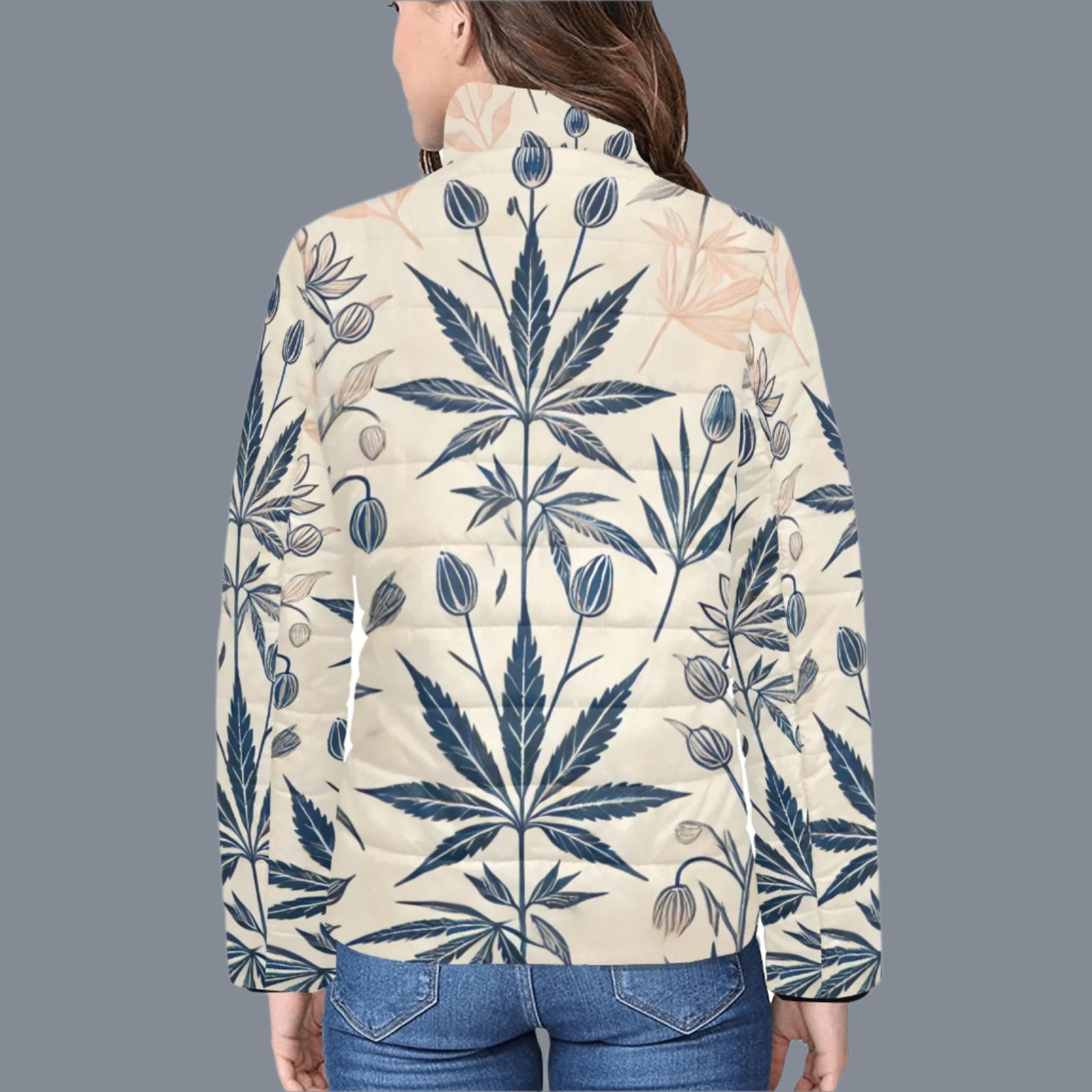 Soft Sativa Jacket Women's Stand Collar Padded Jacket (H41)