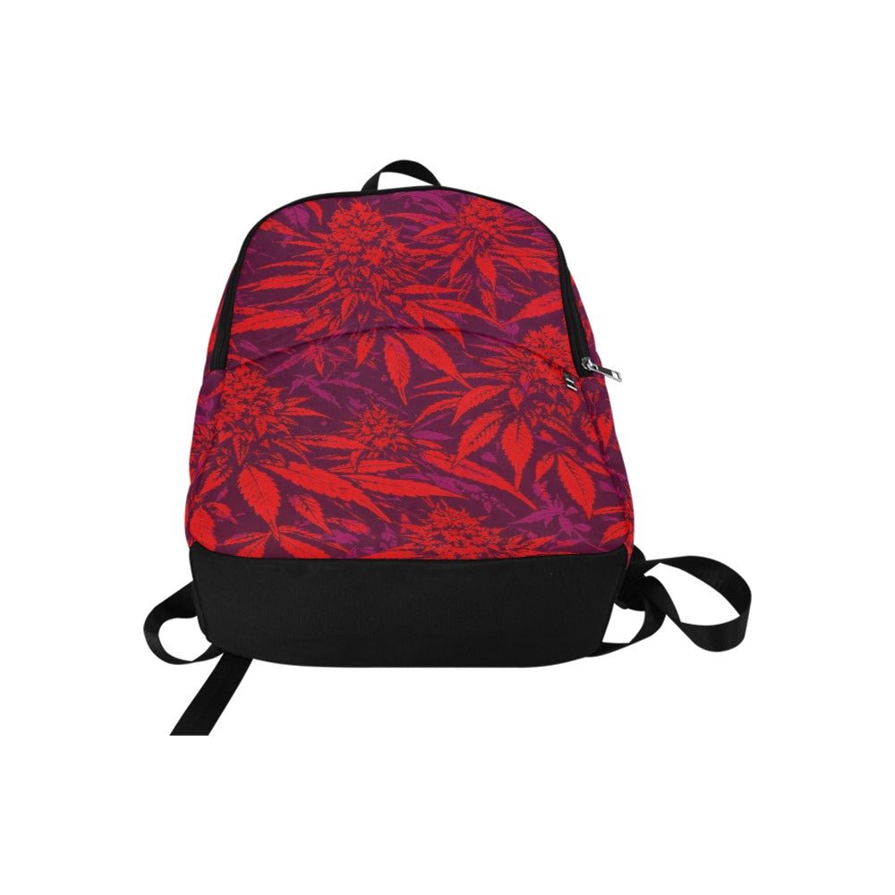 Electric Lettuce Backpack — print detail close-up
