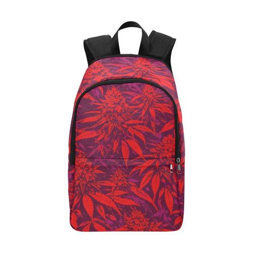 Jane Dope Electric Lettuce Backpack — electric green print casual backpack