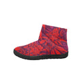 Jane Dope Electric Lettuce Booties — electric green print cotton-padded ankle boot