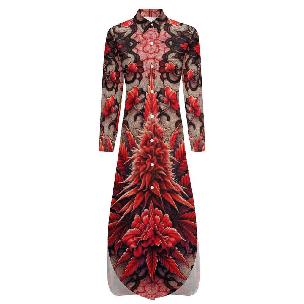 Bud & Lace Shirt Dress