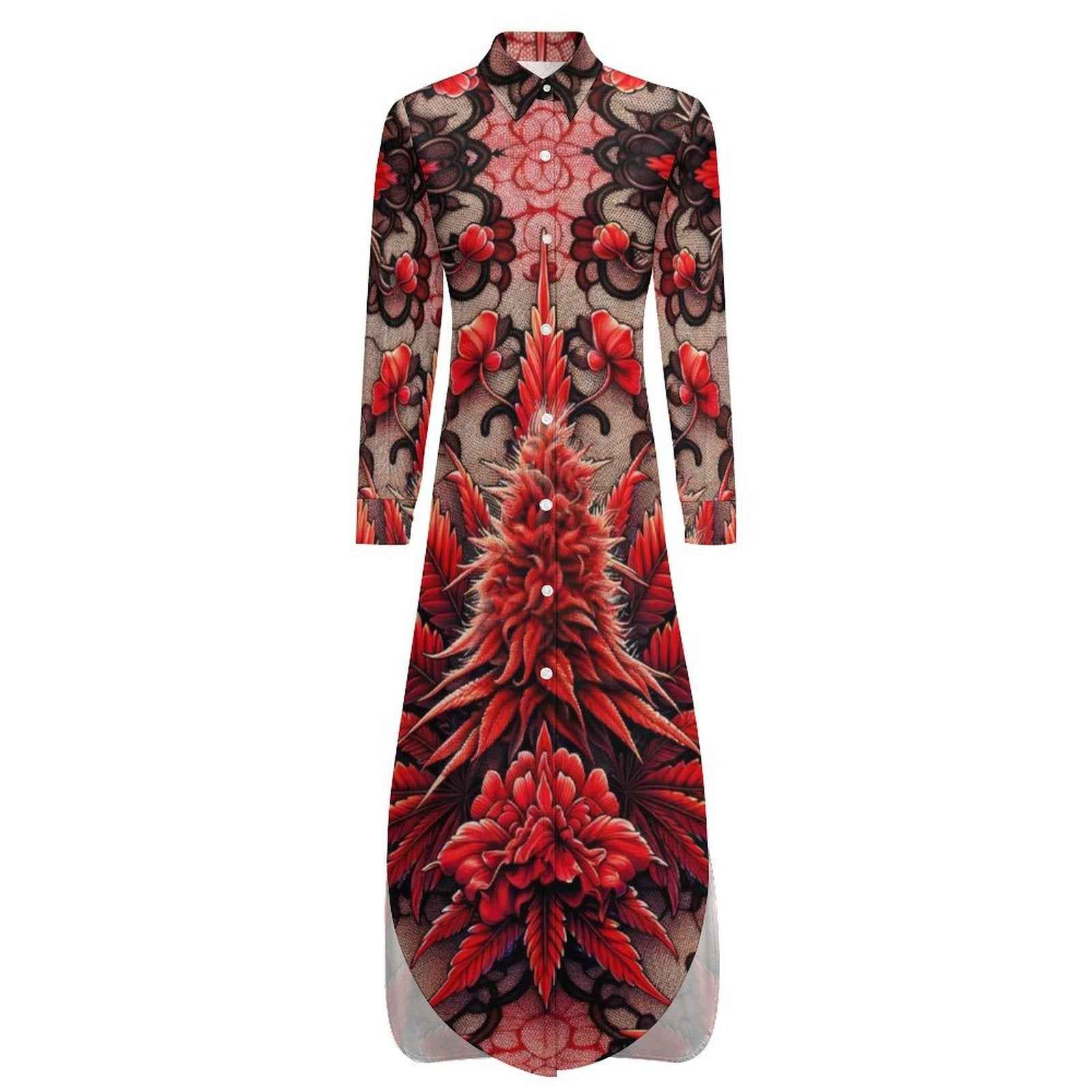 Bud & Lace Shirt Dress