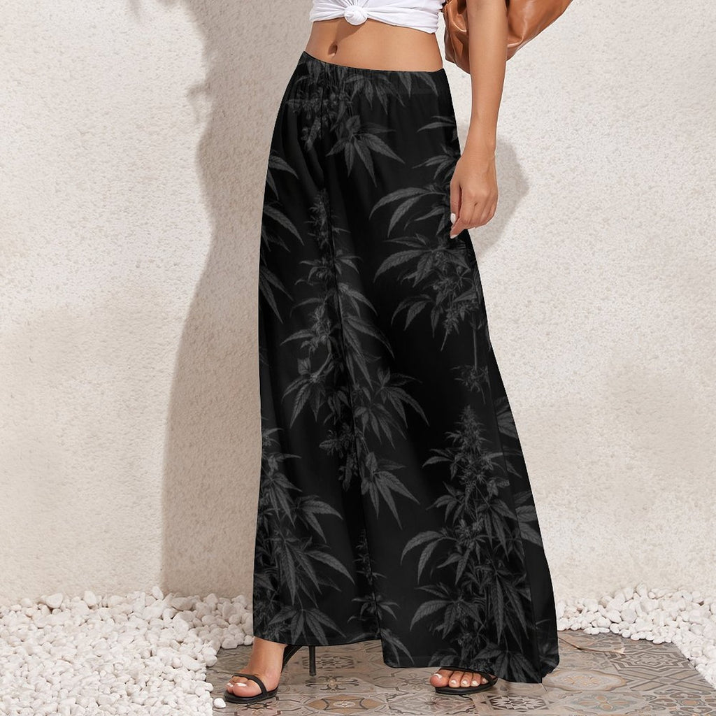 Black Widow Wide-Leg Pants