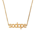 SODOPE NECKLACE 18K Gold Dipped