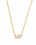 420 NECKLACE 18K Gold Plated