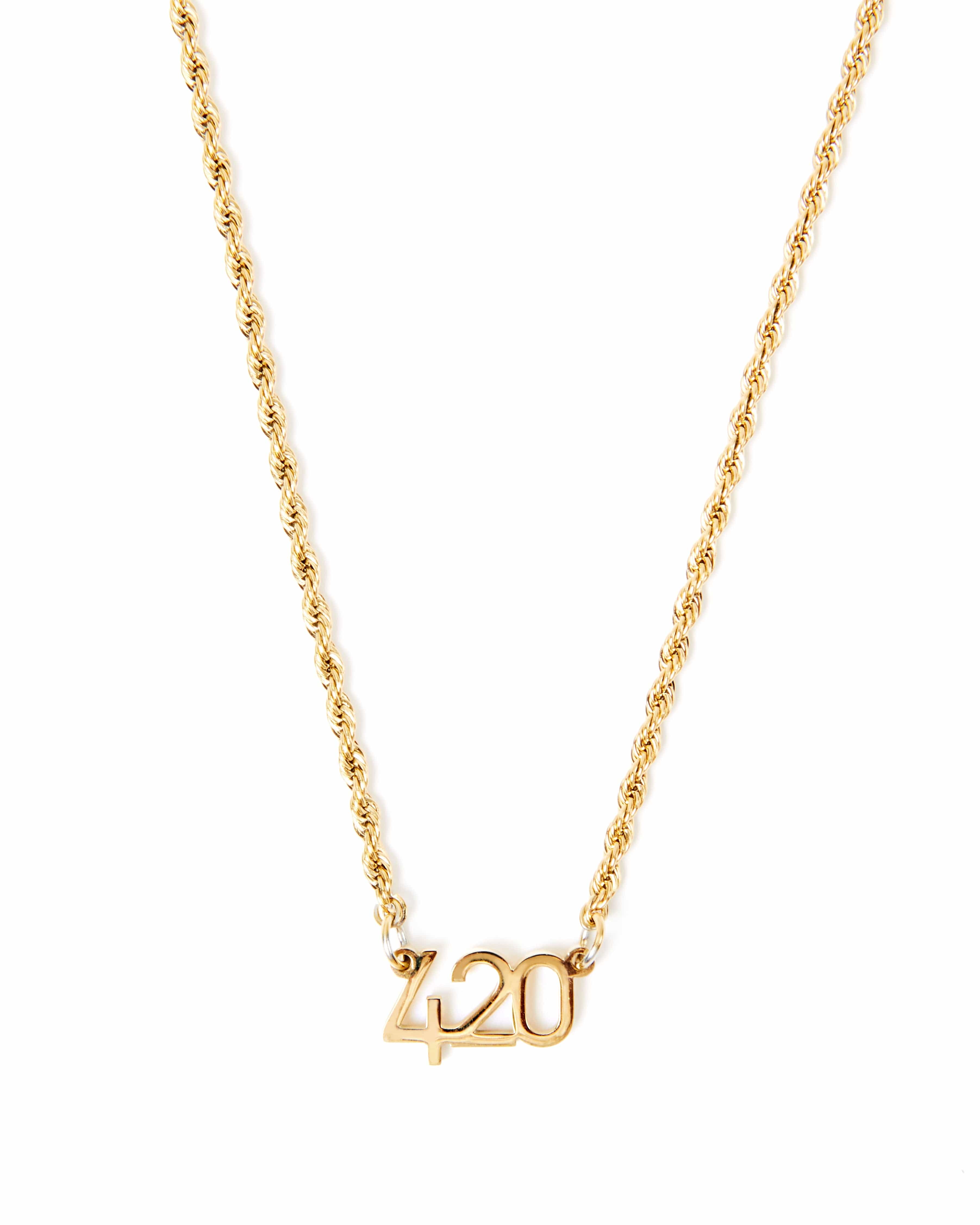 420 NECKLACE 18K Gold Plated