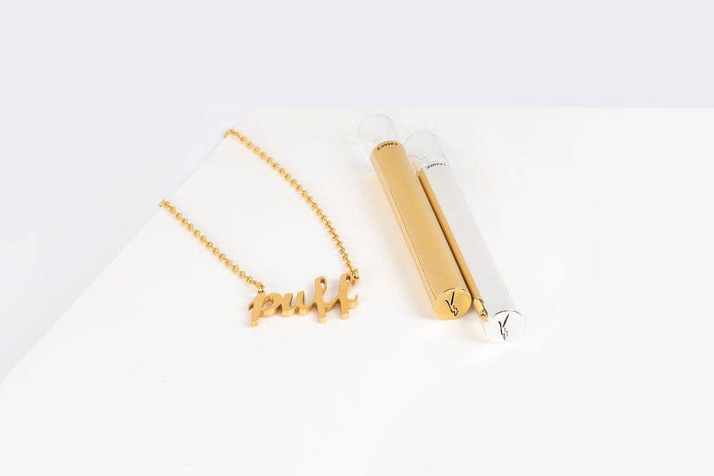 PUFF NECKLACE Gold Necklace
