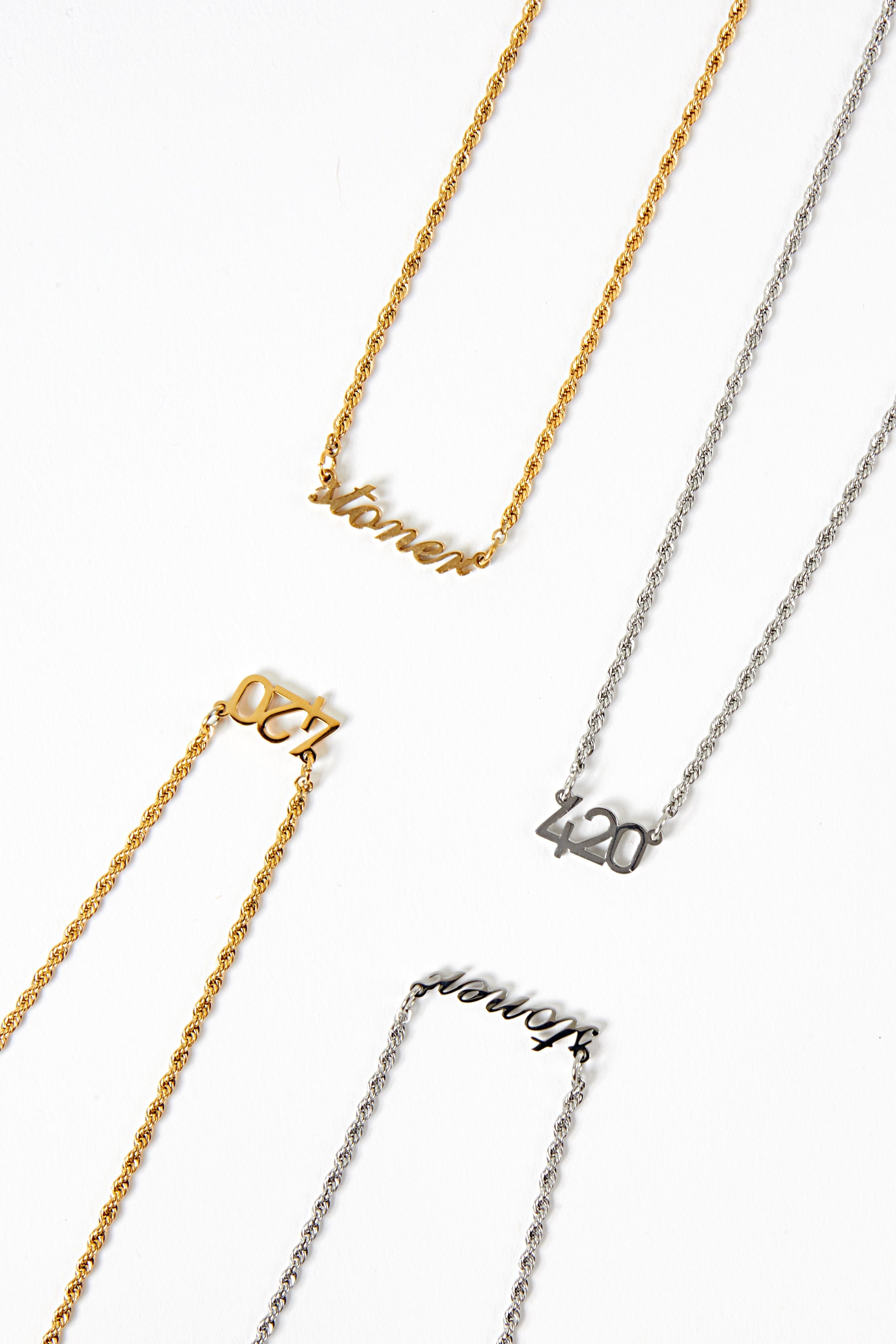 STONER NECKLACE Gold Necklace